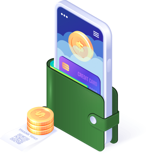 Digital wallets and credit cards